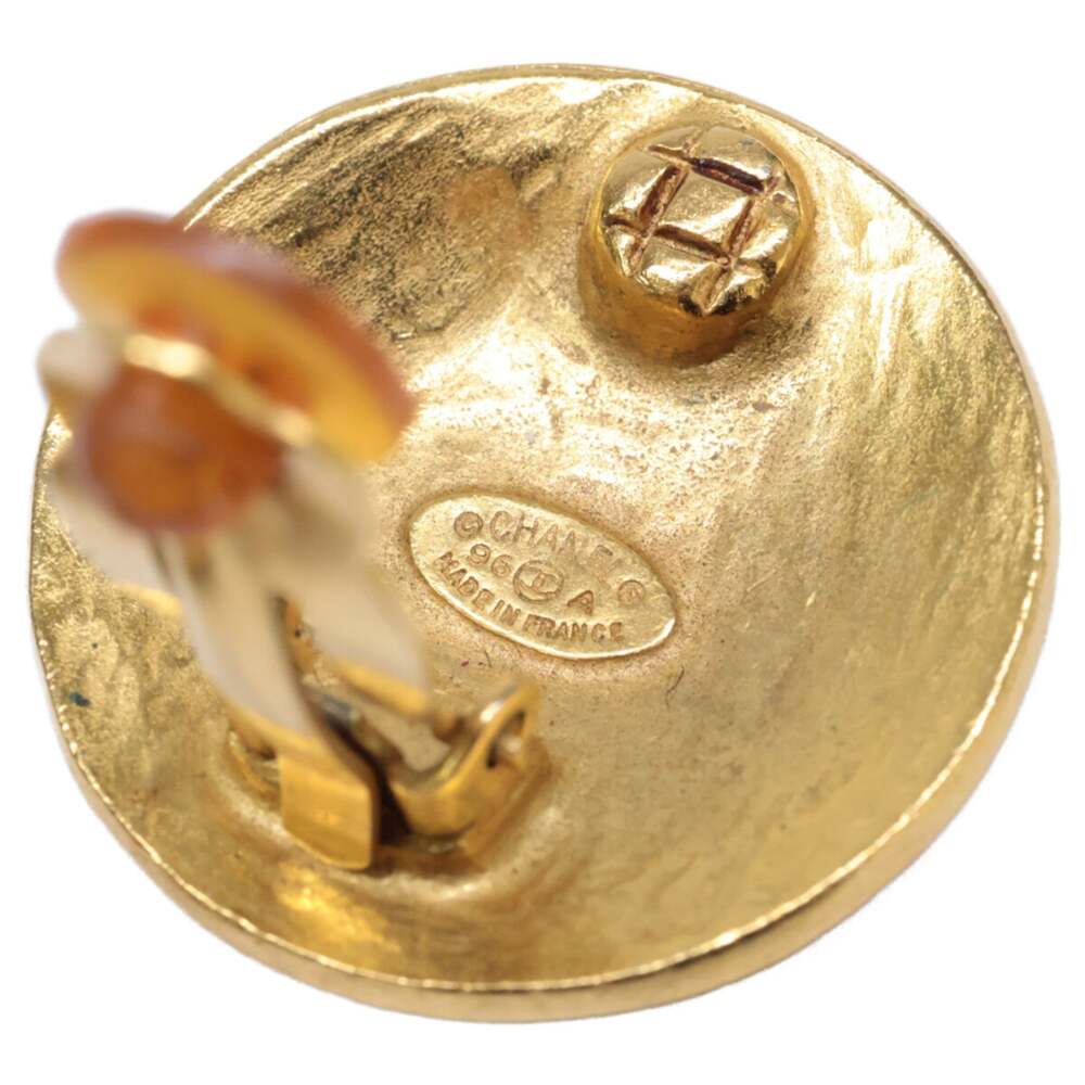 Chanel Cc Logo Round Clip-On Earrings #244521C72B - Picture 8 of 8